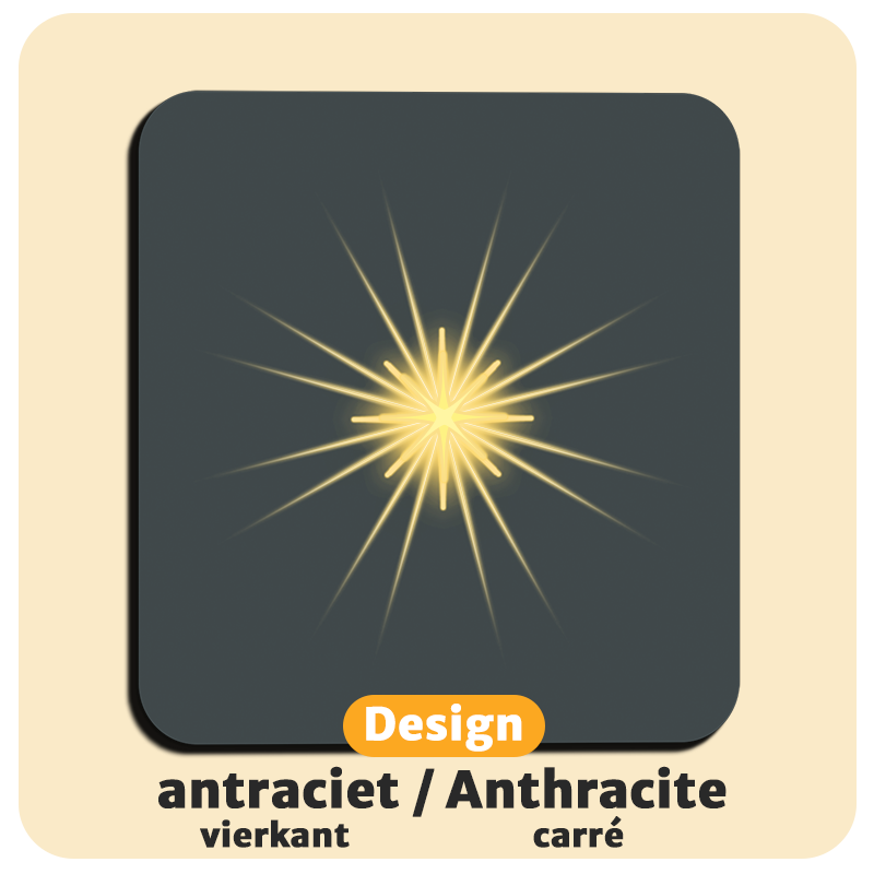 Dessous de verre lumineux avec piles de rechange offertes