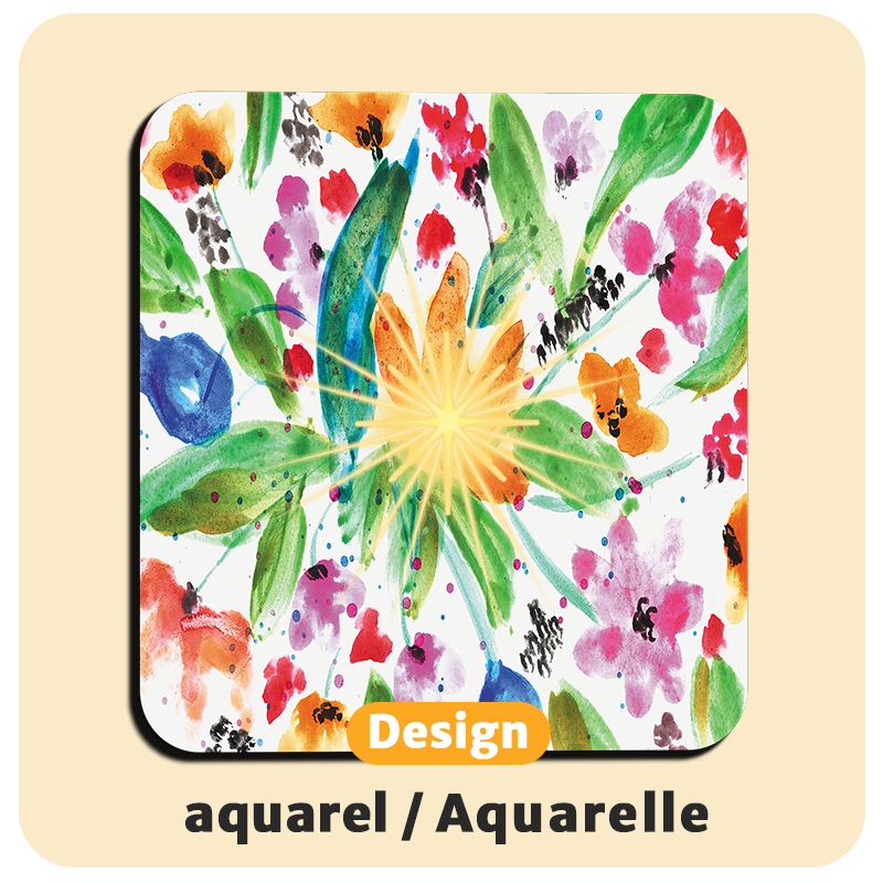 Dessous de verre lumineux avec piles de rechange offertes