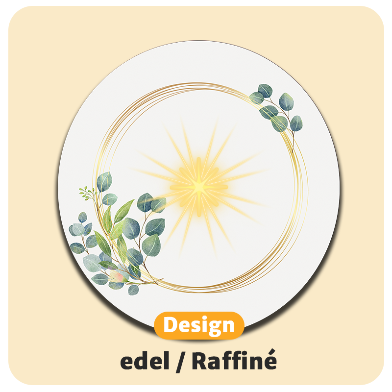 Dessous de verre lumineux avec piles de rechange offertes