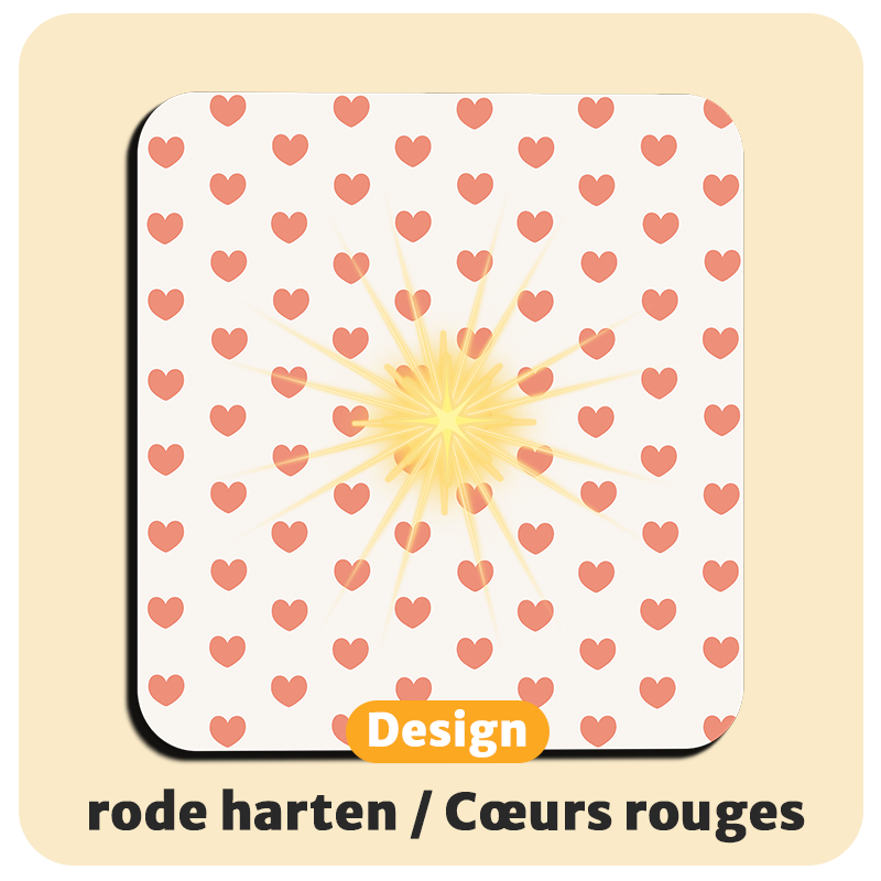 Dessous de verre lumineux avec piles de rechange offertes