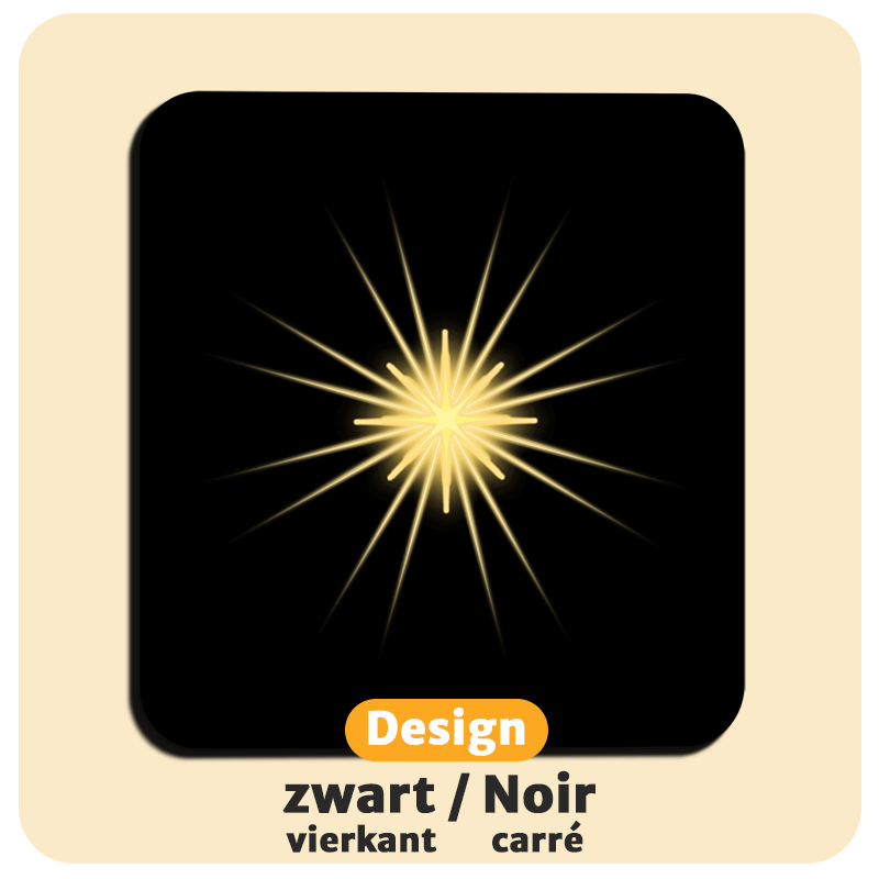 Dessous de verre lumineux avec piles de rechange offertes