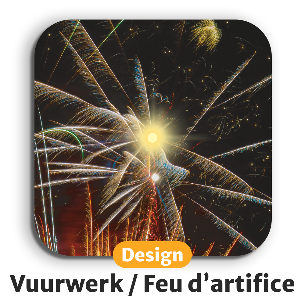 Dessous de verre lumineux avec piles de rechange offertes