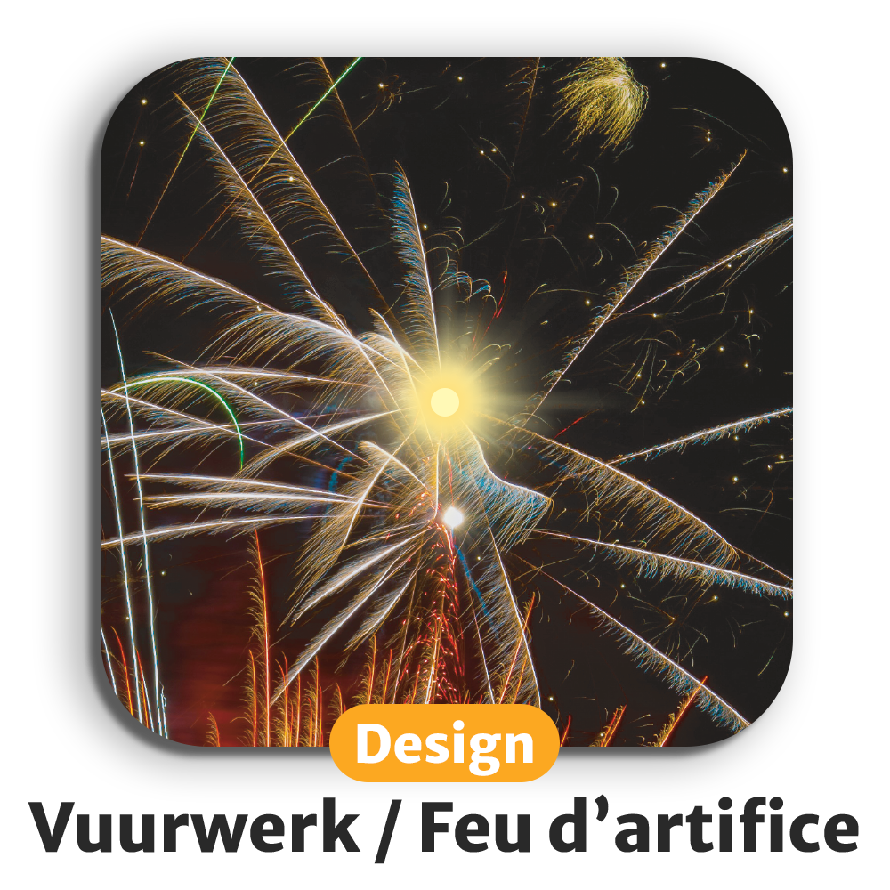 Dessous de verre lumineux avec piles de rechange offertes