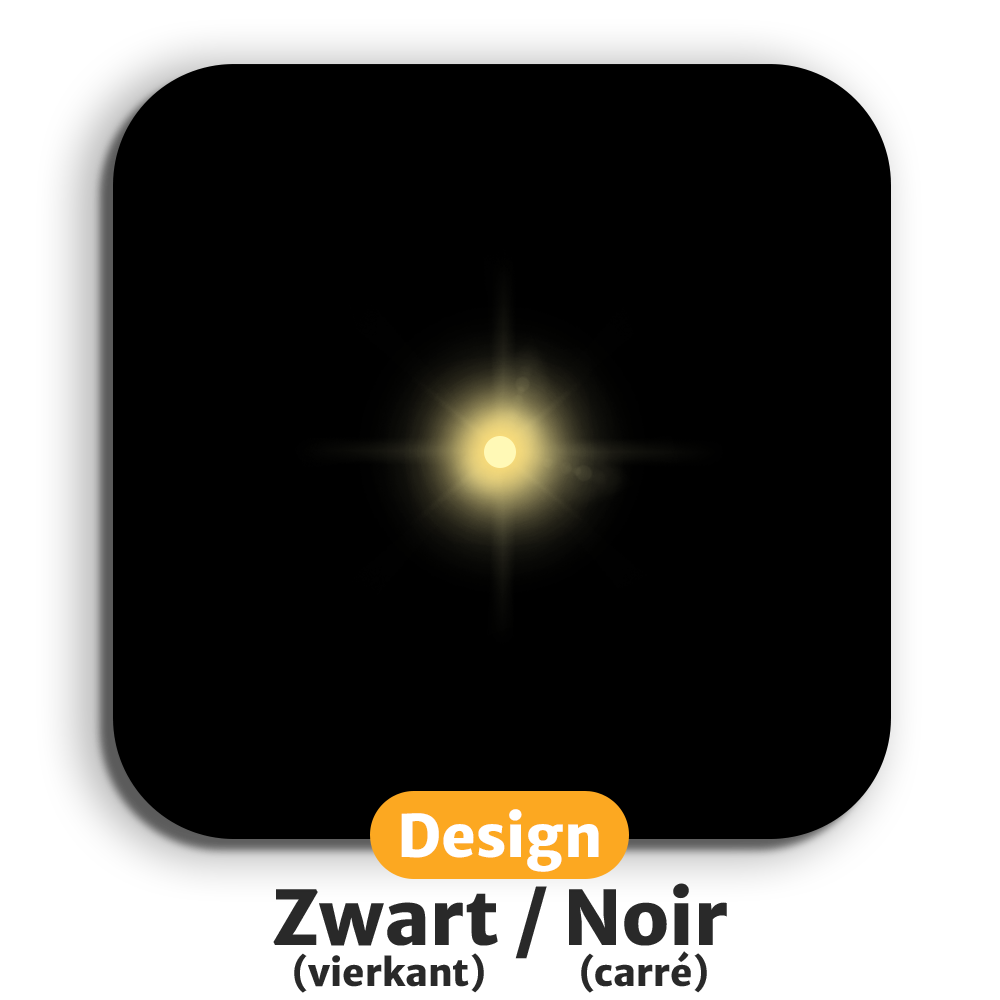 Dessous de verre lumineux avec piles de rechange offertes