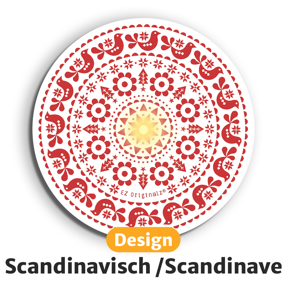 Dessous de verre lumineux avec piles de rechange offertes