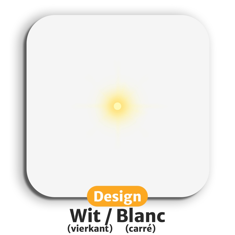 Dessous de verre lumineux avec piles de rechange offertes