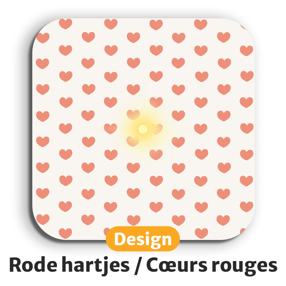 Dessous de verre lumineux avec piles de rechange offertes