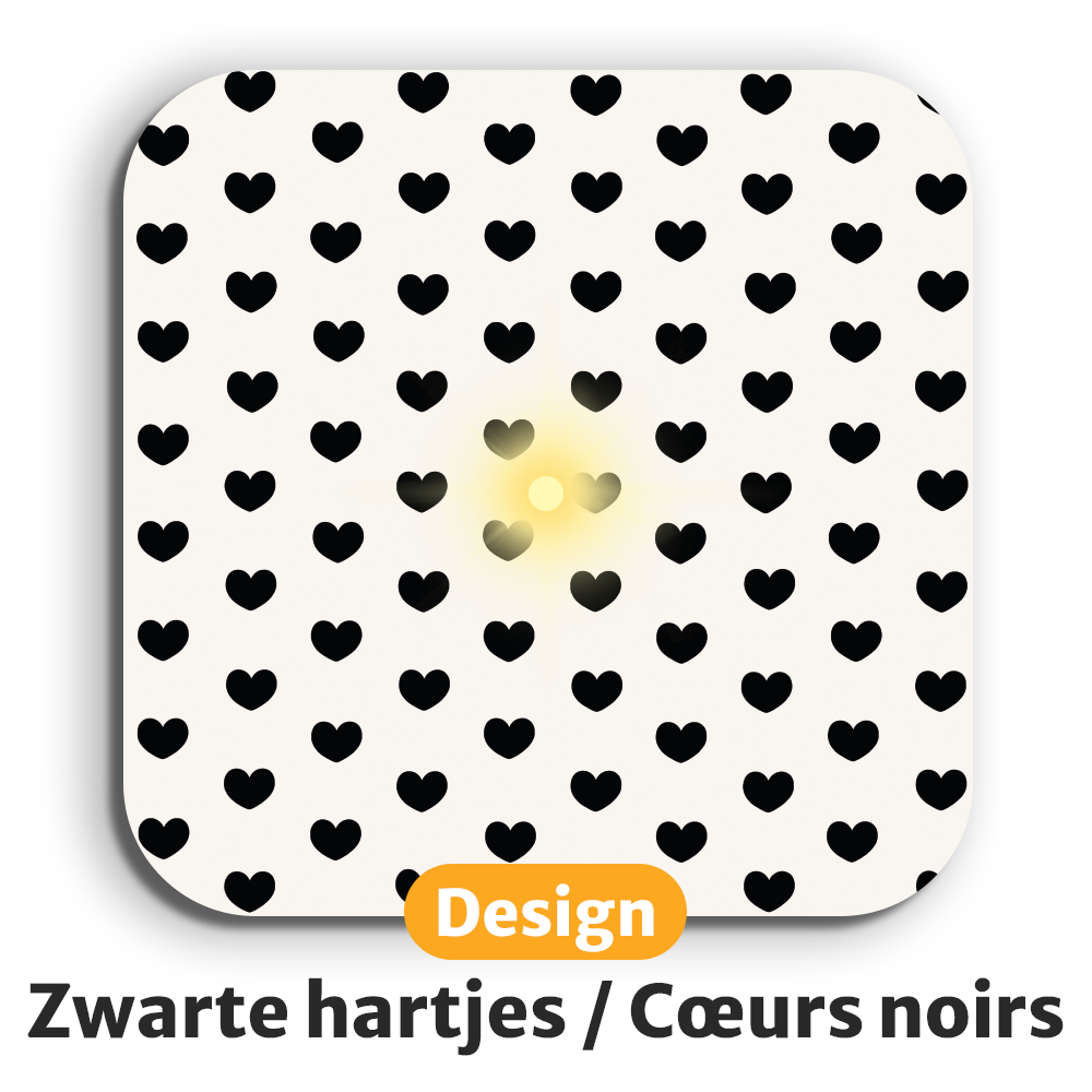 Dessous de verre lumineux avec piles de rechange offertes