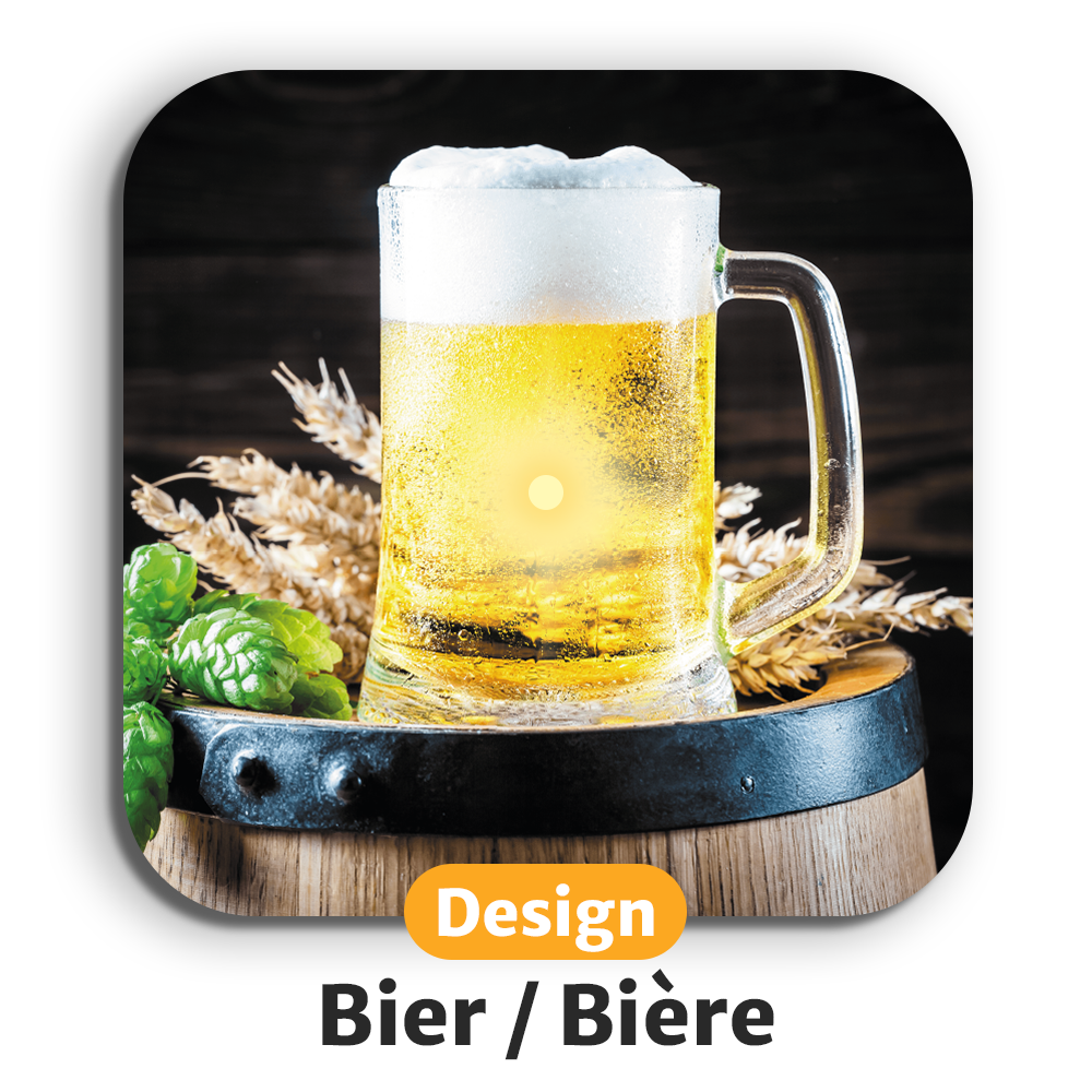 Dessous de verre lumineux avec piles de rechange offertes