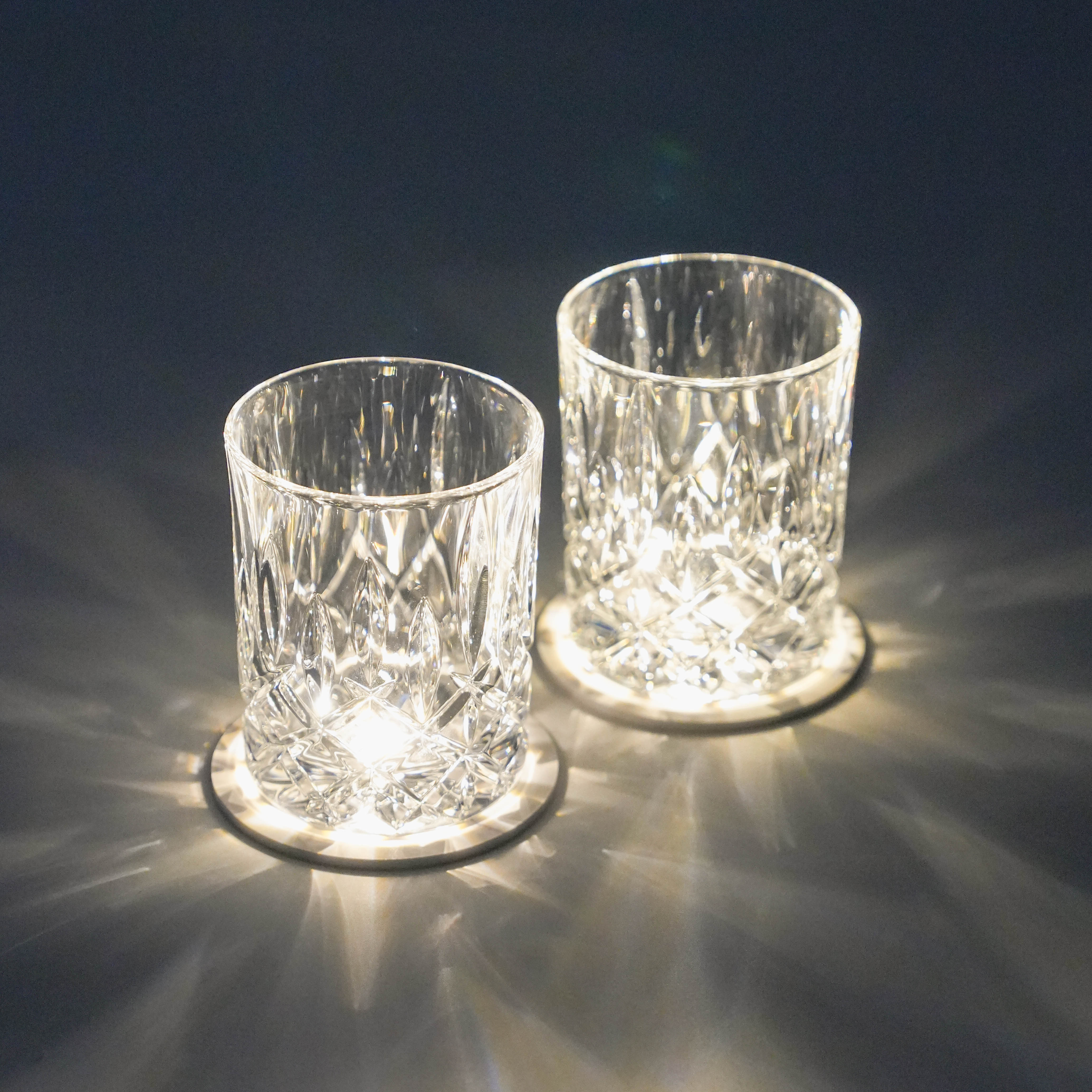 2 Prisma kristalglazen