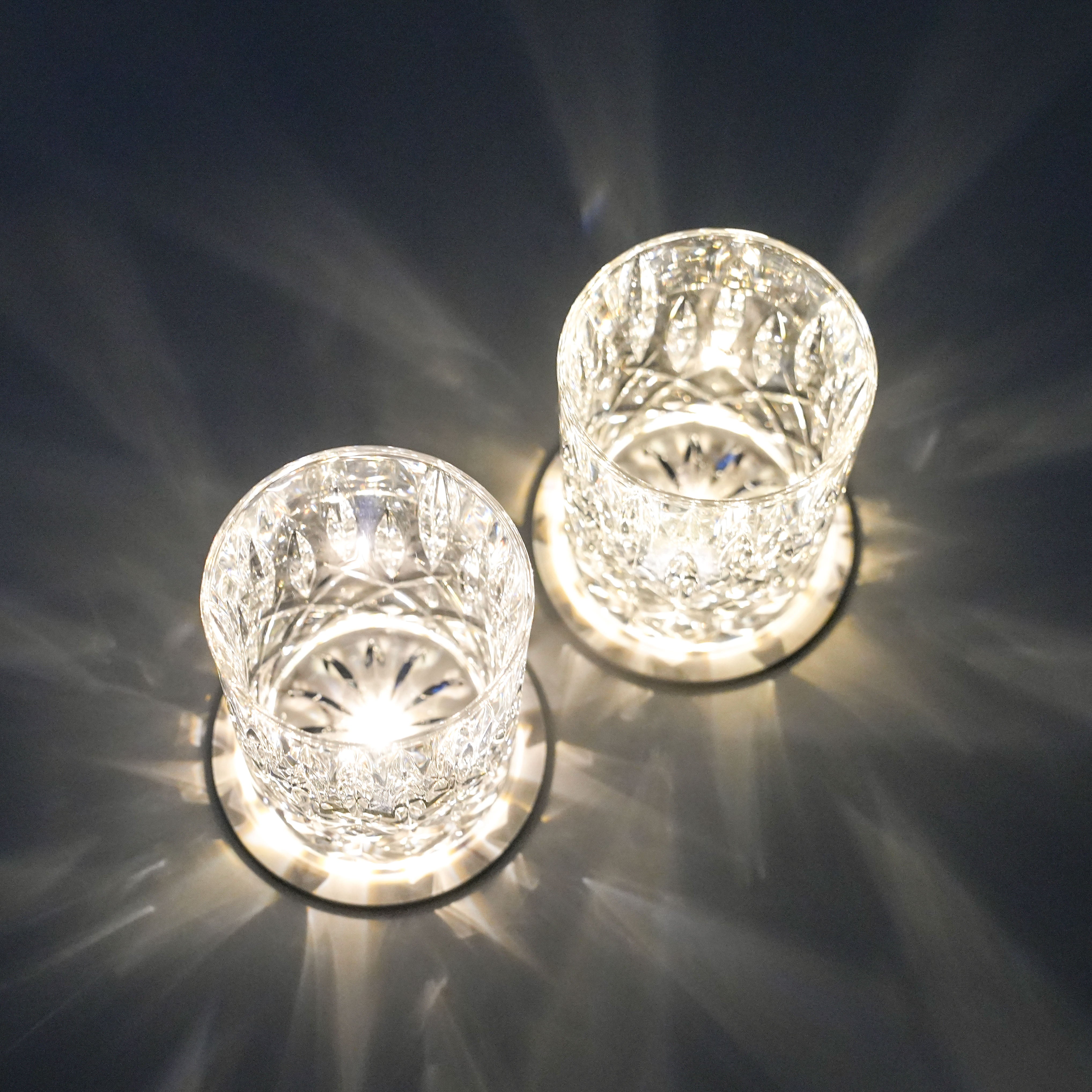 2 Prisma kristalglazen