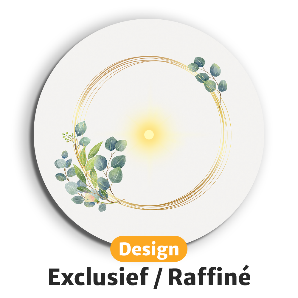 Dessous de verre lumineux avec piles de rechange offertes