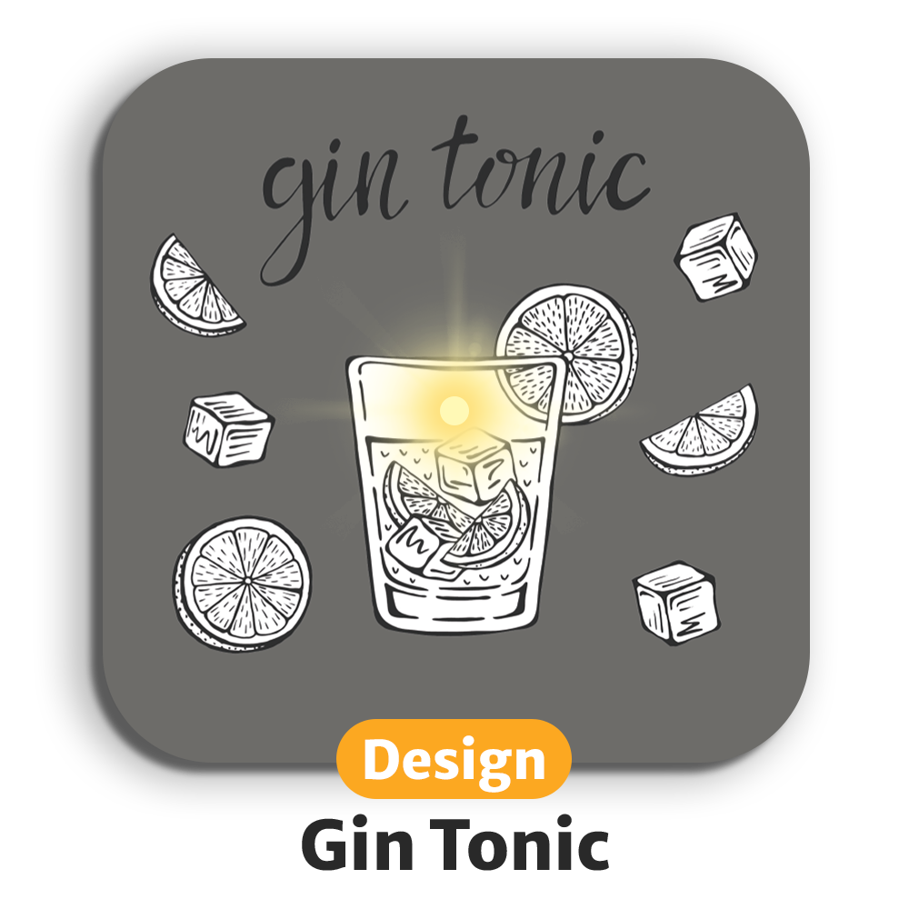 Dessous de verre lumineux avec piles de rechange offertes