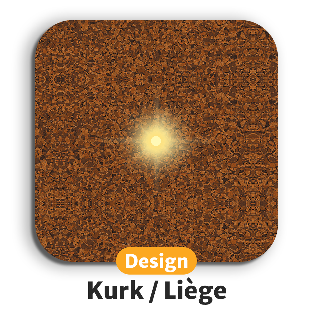 Dessous de verre lumineux avec piles de rechange offertes