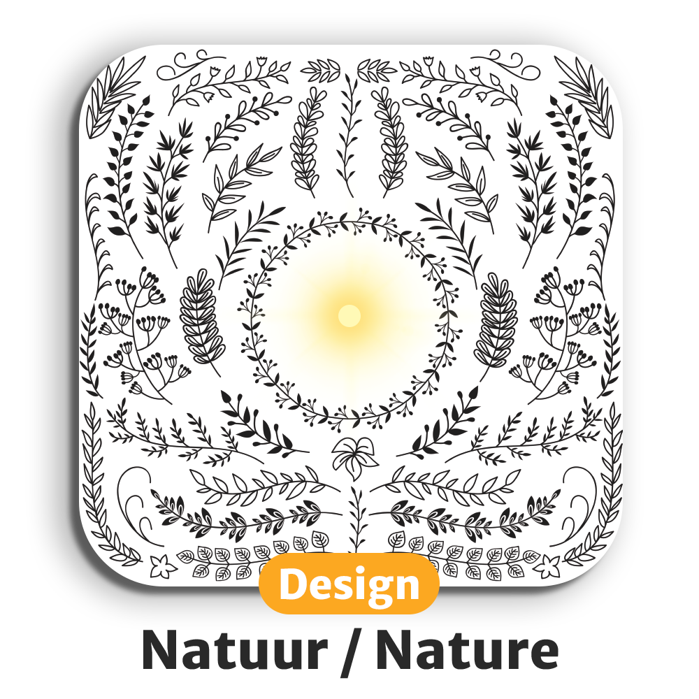 Dessous de verre lumineux avec piles de rechange offertes