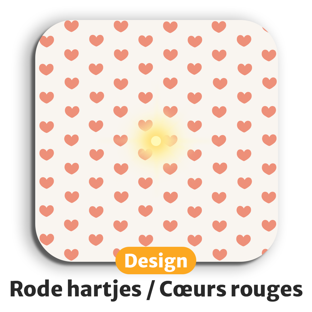 Dessous de verre lumineux avec piles de rechange offertes