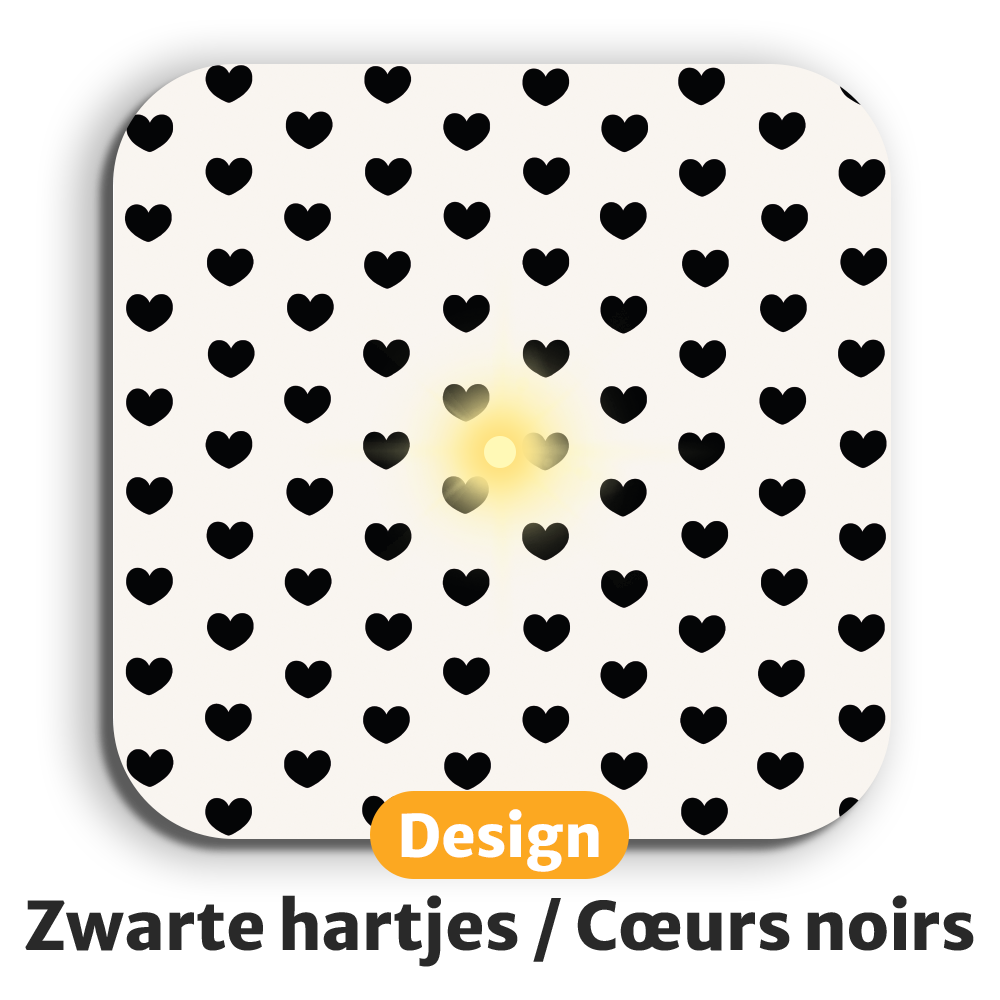 Dessous de verre lumineux avec piles de rechange offertes